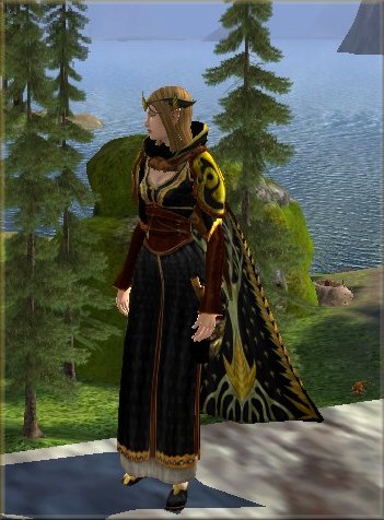 Elf Runekeeper dressed in black